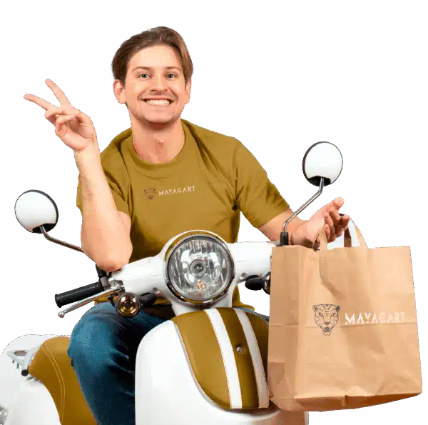 alt="Grocery delivery for Airbnb guests in Tulum - Maya Cart"