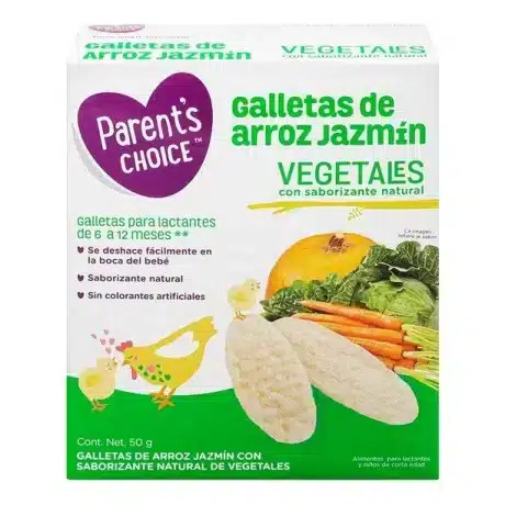 Parent's Choice Vegetables Baked Rice Rice Rusks Snack