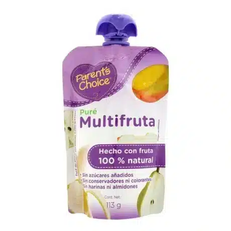 Puré Parent's Choice sabor multifruit